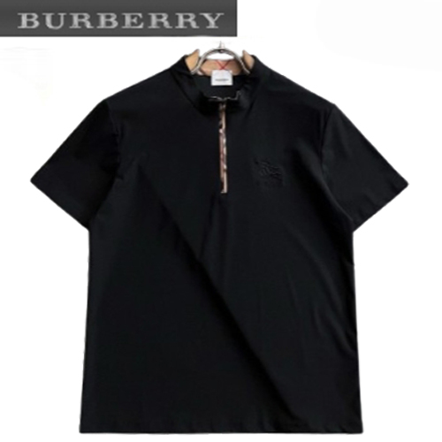 BURBERRY-062610 버버리 블랙 코튼 티셔츠 남성용