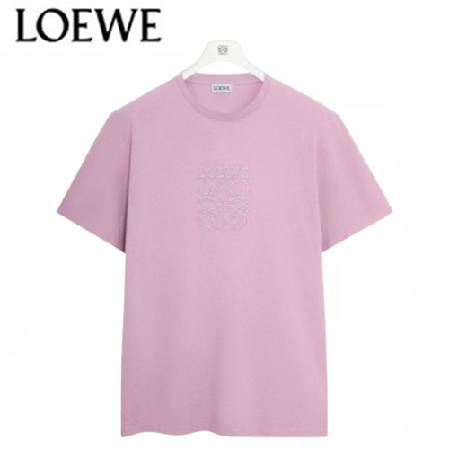 LOEWE-031710 로에베 핑크 아플리케 장식 티셔츠 남여공용
