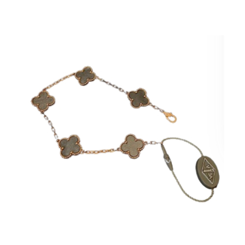 [스페셜오더]VAN CLEEF ARPELS-VCARD3 반클리프 옐로우 골드/블랙 빈티지 알함브라 브레이슬릿