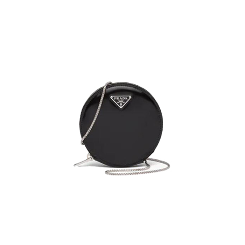 [스페셜오더]PRADA-1BA311 프라다 블랙 브러시드 가죽 미니 파우치