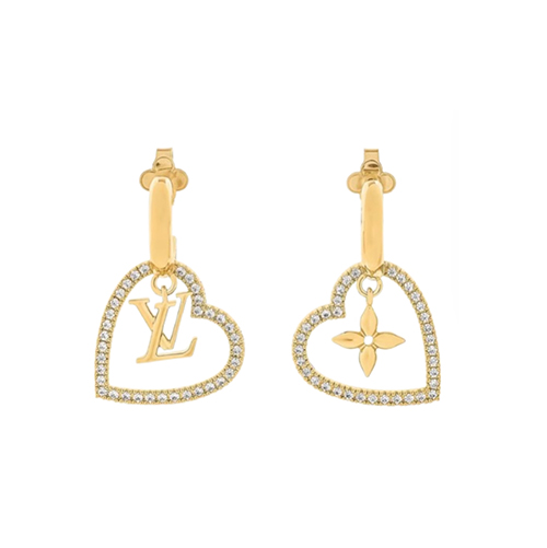 LOUIS VUITTON-M02308 루이비통 골드 마이 LV 하트 귀걸이