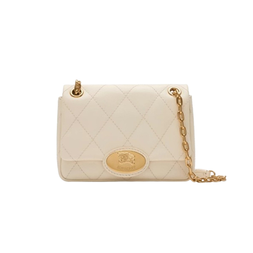 [스페셜오더]BURBERRY-81112611 버버리 화이트 스몰 스트랜드 백