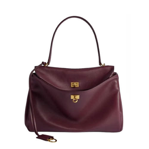 [특별제작][스페셜오더]BALENCIAGA-789772 발렌시아가 버건디 로데오 미디엄 핸드백 35cm