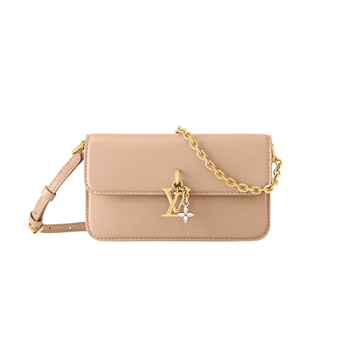 [스페셜오더]LOUIS VUITTON-M14581 루이비통 마키아토 크렘 월릿 온 체인 LV 블룸