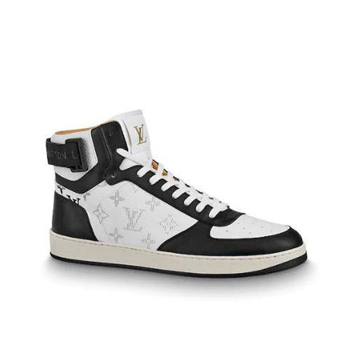 LOUIS VUITTON-1A5EQ0 루이비통 모노그램 송아지 가죽 리볼리 스니커 부츠 남여공용