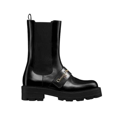 DIOR-KDT115 디올 블랙 D-Quest 앵클 부츠 여성용