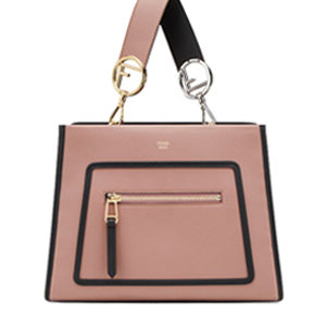 [스페셜오더]FENDI-8BH343 펜디 송아지 가죽 핑크 라지 레귤러 런어웨이 백