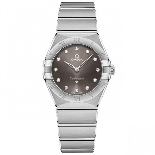 [스페셜오더][TW Factory]OMEGA-오메가 컨스텔레이션 스틸 그레이 다이얼 레이디스 워치 28mm