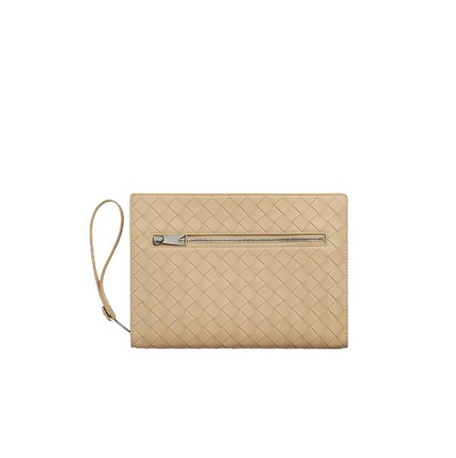 [스페셜오더]BOTTEGA VENETA-693675 보테가 베네타 블랙 클래식 인트레치아토 스몰 도큐먼트 케이스