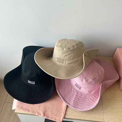 MIUMIU-5HC221 미우미우 개버딘 카우보이 햇(3컬러)