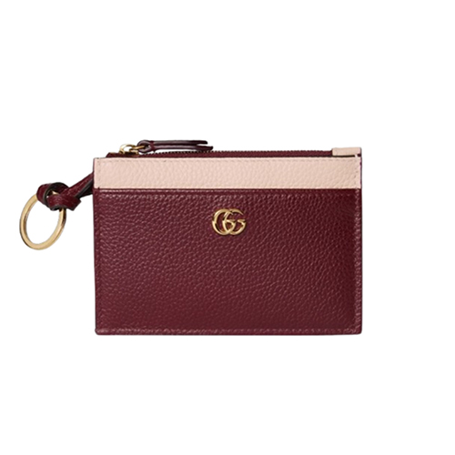 [스페셜오더]GUCCI-837966 6259 구찌 레드/핑크 GG 마몽 카드 케이스