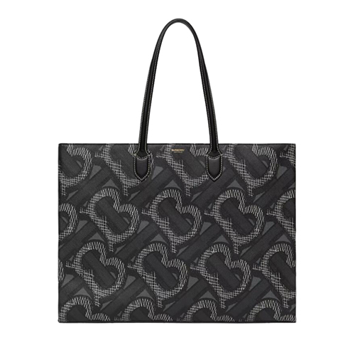 [스페셜오더]BURBERRY-80326601 버버리 그라파이트 모노그램 프린트 E-캔버스 토트 백