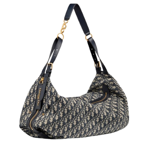 [스페셜오더]DIOR-M2418 디올 블루 블루 Dior Oblique 자카드 D-Journey 라지 백