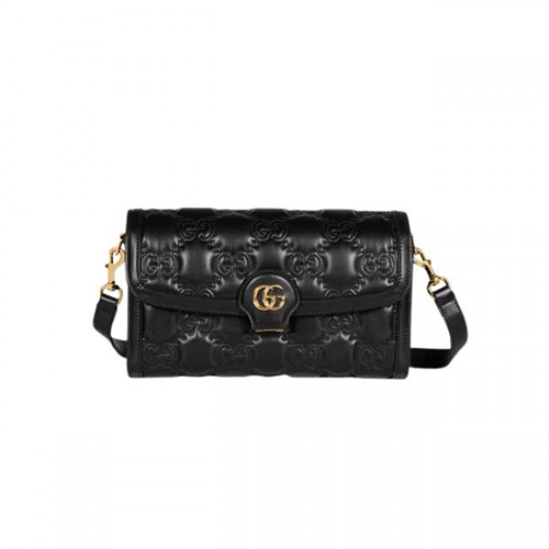 [스페셜오더]GUCCI-724529 1046 구찌 블랙 GG 마틀라세 가죽 스몰 핸드백