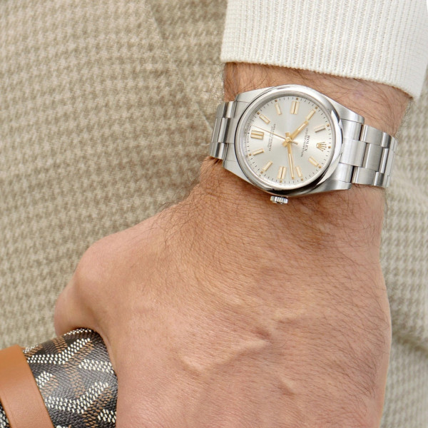 [CLEAN][스페셜오더]롤렉스 Oyster Perpetual 실버 904L SS 41mm 1:1 Best Edition-124300-0001