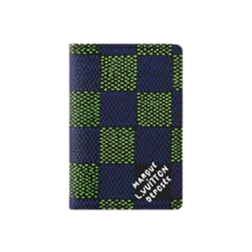 [스페셜오더]LOUIS VUITTON-N00143 루이비통 블루/그린 다미에 헤리티지 포켓 오거나이저