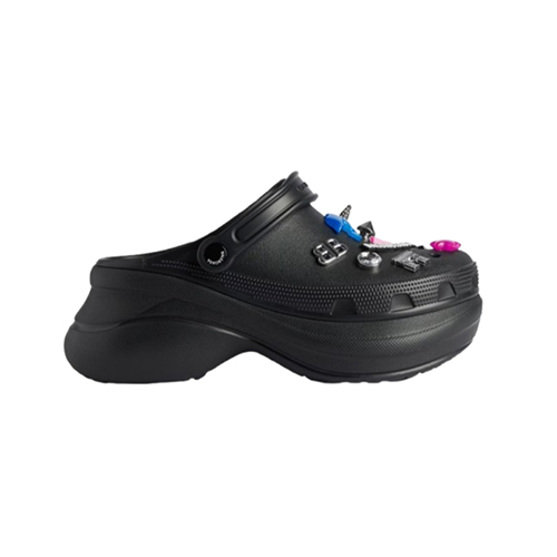 BALENCIAGA-720762 발렌시아가 블랙 크록스 지비츠 뮬 남여공용