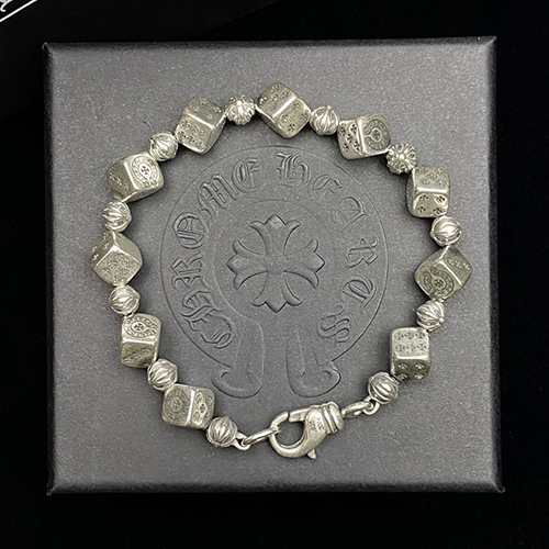 [스페셜오더]CHROMEHEARTS-07021 크롬하츠 실버 주사위 팔찌
