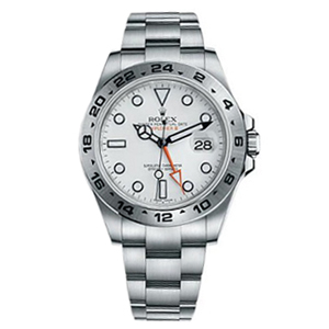 [스폐셜오더]ROLEX-롤렉스 오이스터 퍼페츄얼 익스플로러 II 화이트 다이얼 42mm 