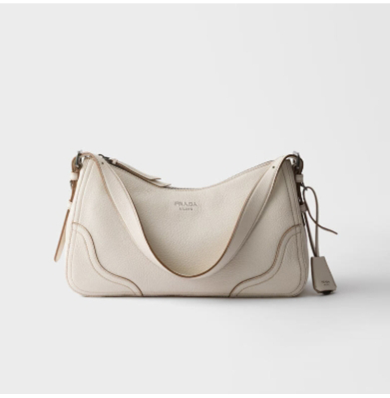  [스페셜오더]PRADA-1BC280 프라다 아이메 라지 가죽 숄더백 아이보리