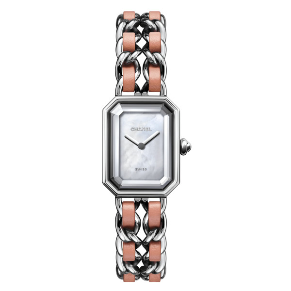 [스페셜오더]CHANEL-샤넬 프리미에르 ROCK 핑크 카프스킨 체인 브레이슬릿 워치 20MM I 3사이즈