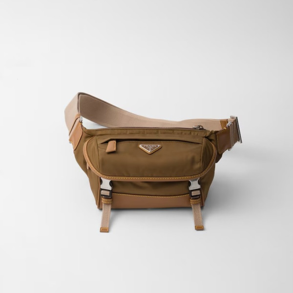 [스페셜오더]PRADA-2VH171 프라다 코르크 베이지 리나일론 스몰 바이커백 20cm