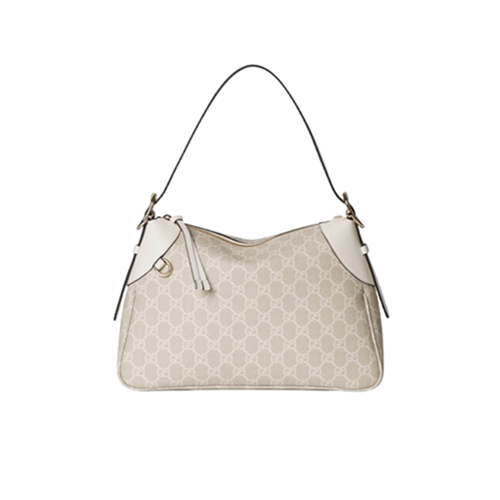  [스페셜오더]GUCCI-815216 9641 구찌 베이지/화이트 GG 엠블럼 미디엄 숄더백