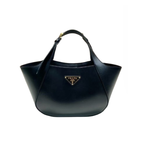 [스페셜오더]PRADA-1BG483 프라다 블랙 송아지 가죽 토트백