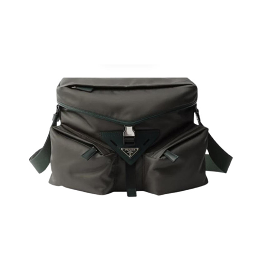 [스페셜오더]PRADA-2VD062 프라다 그레이 리나일론 가죽 숄더백