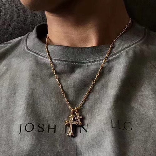 [스페셜오더]CHROMEHEARTS-07032 크롬하츠 십자가 목걸이(2컬러)