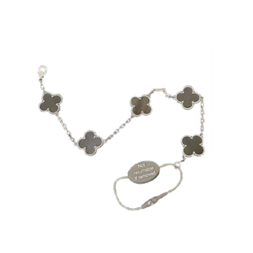 [스페셜오더]VAN CLEEF ARPELS-VCARF4 반클리프 실버/블랙 빈티지 알함브라 브레이슬릿