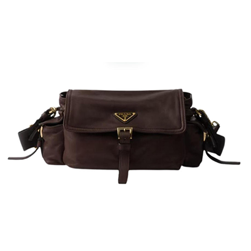 [스페셜오더]PRADA-1BD394 프라다 시에나 익스플로어 미디엄 나파 가죽 숄더백