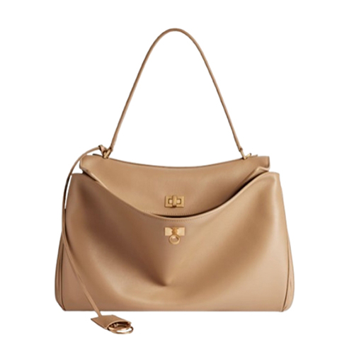 [특별제작][스페셜오더]BALENCIAGA-789772 발렌시아가 베이지 금장 로데오 미디엄 핸드백