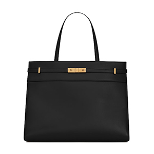 [스페셜오더]SAINT LAURENT-553745 생 로랑 블랙 송아지 가죽 맨해튼 미디엄 쇼핑백