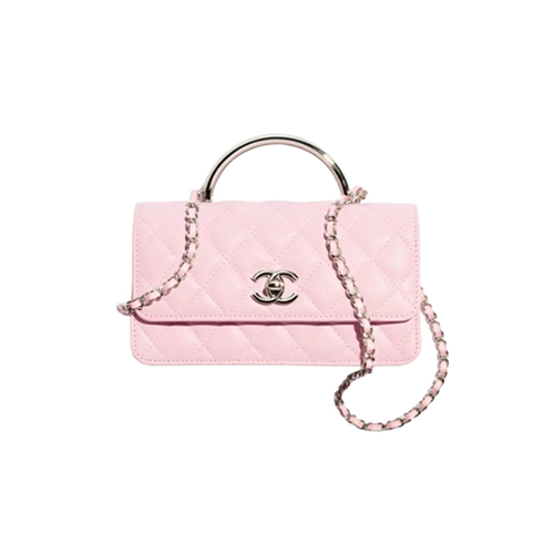 [스페셜오더]CHANEL-AP4498 샤넬 핑크 카프스킨 체인 미니백