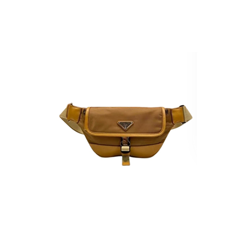 [스페셜오더]PRADA-2VH176 프라다 브라운 리나일론 벨트 백