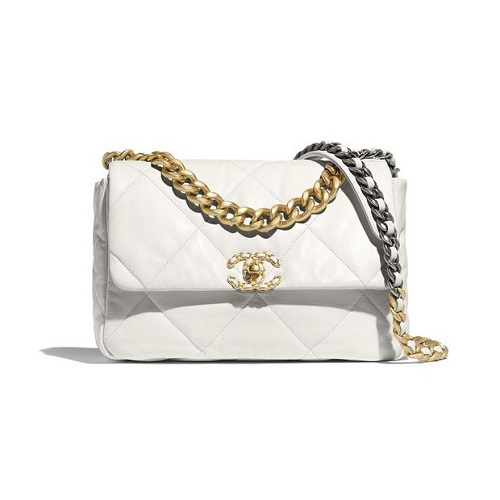 [스페셜오더]CHANEL-AS1161 샤넬 화이트 CHANEL 19 라지 플랩백