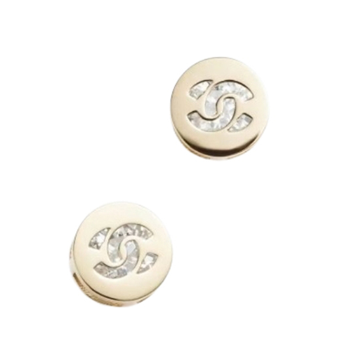 CHANEL-07072 샤넬 골드 CC 로고 써클 귀걸이