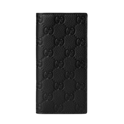[스페셜오더]GUCCI-835014 1000 구찌 블랙 GG 레더 구찌 임프린트 장지갑