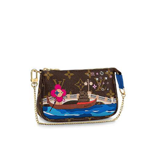 [스페셜오더]LOUIS VUITTON-M68489 루이비통 모노그램 홀리데이 프린트 미니 포쉐트 액세서리