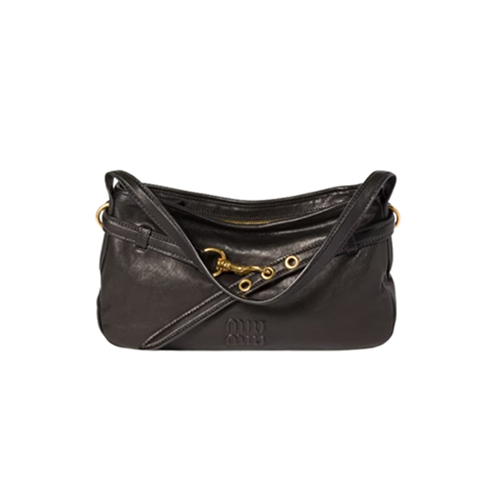 [스페셜오더]MIUMIU-5BC182 미우미우 블랙 아방뛰르 나파 가죽 백