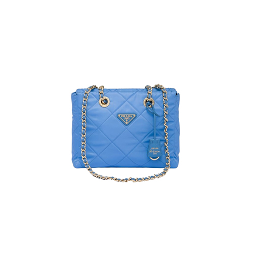 [스페셜오더]PRADA-1BG468 프라다 블루 리에디션 1995 체인 리나일론 토트백