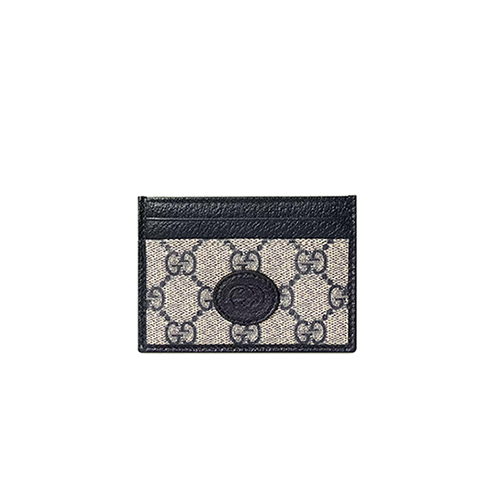 [스페셜오더]GUCC*-673002 4075 구찌 베이지/블루 GG 카드 케이스