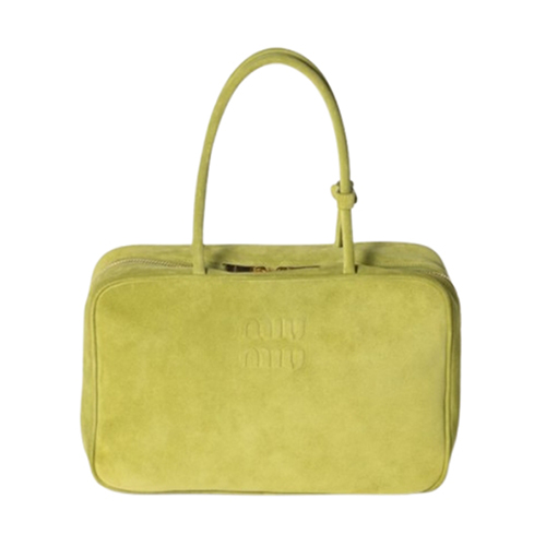 [스페셜오더]MIUMIU-5BB117 미우미우 아이비 그린 스웨이드 보 백