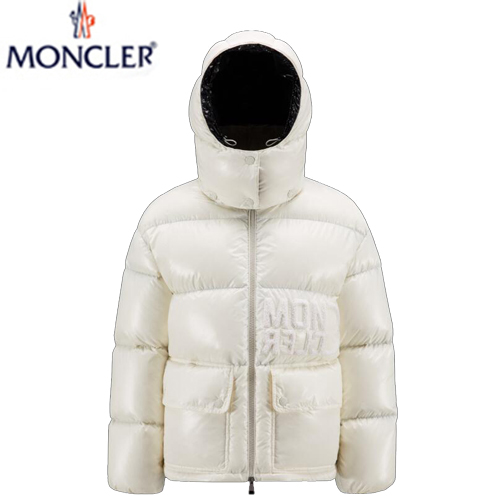 MONCLER-H20931 몽클레어 화이트 Abbaye 쇼트 다운 패딩 여성용