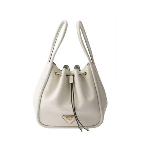 [스페셜오더]PRADA-1BE087 프라다 화이트 송아지 가죽 토트백