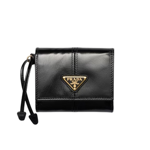 [스페셜오더]PRADA-1MH043 프라다 블랙 스몰 가죽 지갑
