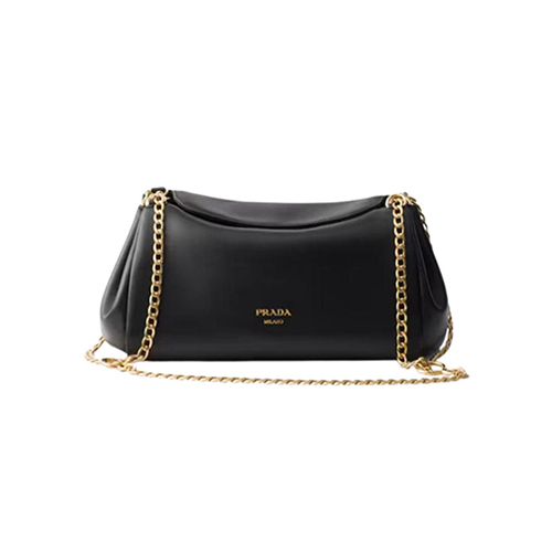 [스페셜오더]PRADA-1BD395 프라다 블랙 튀뮬트 스몰 나파 가죽 백