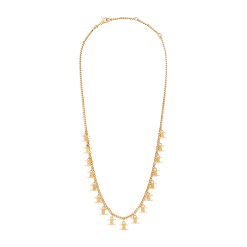 CELINE-46Z696 셀린느 골드 트리오페 스윙 네크리스