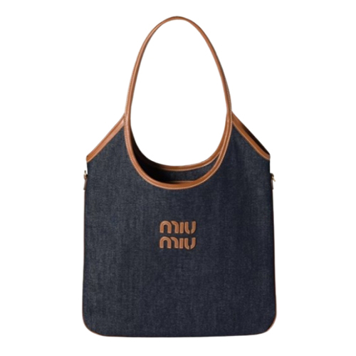 [스페셜오더]MIUMIU-5BG231 미우미우 네이비 아이비 데님 백